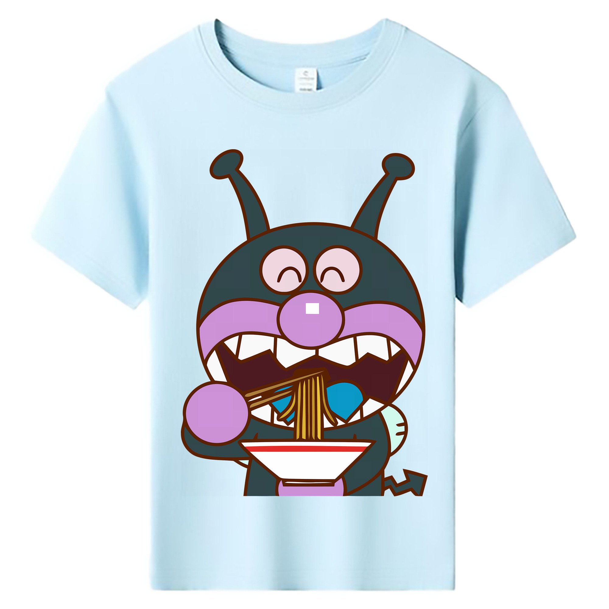 （画像用） アンパンマン Anpanman 綿100％キッズTシャツ（フロントプリント）